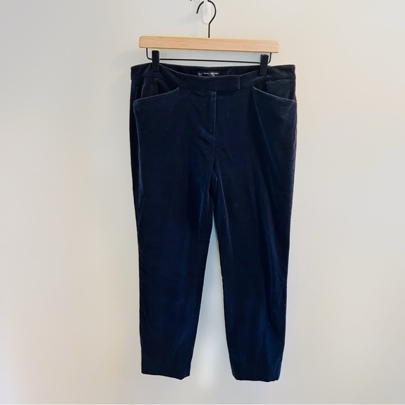 Brooks Brothers Pants - Brooks Brothers Natalie Fit Pants Womens Size 10 Navy Blue Velvet Workwear Job